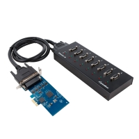 Systembase 시스템베이스 Multi-8/LPCIe COMBO 8포트 RS422/RS485 PCI Express 시리얼 통신 카드 (카드+패널)