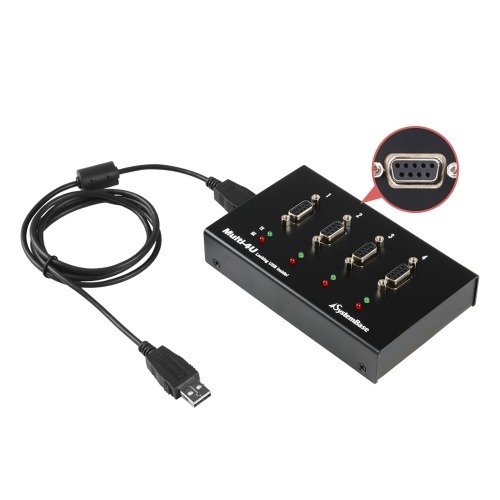 Systembase 시스템베이스 Multi-4/USB 232 V1.7 4포트 USB to RS232 컨버터 DB9F Female타입