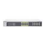 NETGEAR JGS516PE 스위칭허브 16포트 1000Mbps PoE 랙마운트가능