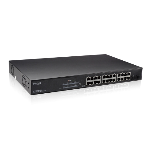 넥스트 NEXT-POE3026SFP-400 24포트 + 2SFP 기가비트 POE 스위치 허브