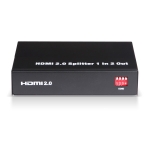 넥스트 NEXT-402SP4K60 리얼4K HDMI2.0 1:2분배기 스플리터 4K60Hz/EDID/HDCP/3D 지원