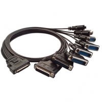 MOXA 목사 CBL-M68M25x8-100 (Opt8C+) SCSI VHDCI 68 to 8 x DB25(M) Cable with 100cm