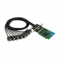 MOXA 목사 CP-118U 8-port RS-232/422/485 Universal PCI serial board, 0 to 55°C operating temperature