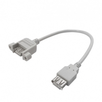 LANstar 라인업시스템 LS-USB2.0-FFS0.2M USB 2.0 케이블 판넬형 A/F-A/F 0.2M