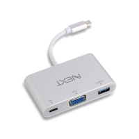 넥스트 NEXT-412TCV Type-C to VGA/USB3.0/PD 3 in 1 Adapter