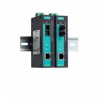 MOXA 목사 IMC-21A-S-SC Industrial 10/100BaseT(X) to 100BaseFX media converter, single-mode, SC fiber connector, -10 to 60°C operating temperature