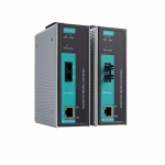 MOXA 목사 IMC-P101-M-ST PoE industrial 10/100BaseT(X) to 100BaseFX media converter, multi-mode port with ST connector, 0 to 60°C operating temperature