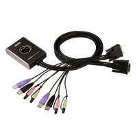 에이텐 CS682 2-포트 USB DVI/오디오 케이블 KVM 스위치