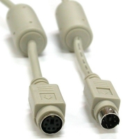NETmate 강원전자 NMC-PS220F PS2 연장(M/F) Cable(노이즈 필터) 20m