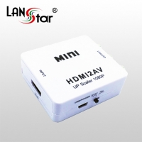 랜스타 LS-HD2AV HDMI컨버터(HDMI to AV), HDMI/F To 3RCA/F, 720/1080P 양방향 불가