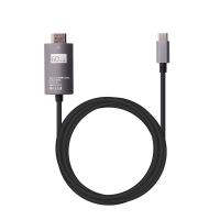 Coms 컴스 ZW367 USB 3.1 컨버터 케이블 / 2M / Type-C to HDMI 2.0, 4K@60Hz (갤S8/S8+/노트8/V30 전용)