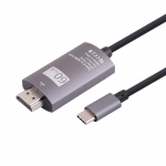 Coms 컴스 ZW367 USB 3.1 컨버터 케이블 / 2M / Type-C to HDMI 2.0, 4K@60Hz (갤S8/S8+/노트8/V30 전용)