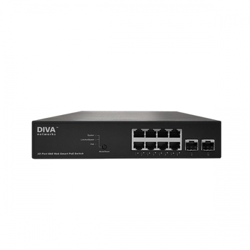 디바네트웍스 DIVA-S1510P130 기가비트 8포트 PoE 이더넷 스위치