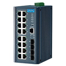 ADVANTECH 어드밴텍 EKI-7720E-4F-AE 16FE+4G SFP Managed Ethernet Switch