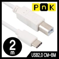 PNK 강원전자 P037A USB2.0 C타입 케이블 [CM-BM] 2M