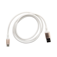Coms 컴스 ID723 USB 3.1 Type-C 케이블 사운드 센서 1M, White