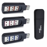 랜스타 LS-USBLOCK USB포트 잠금장치, USB A타입 커넥터 4개 포함 세트
