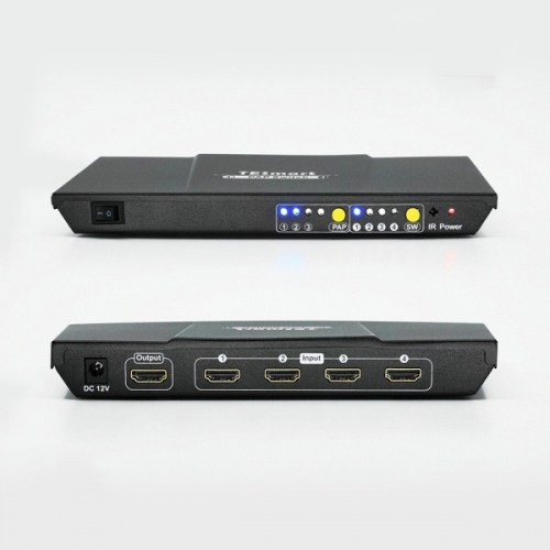 TESmart 티이스마트 HSW0401A10 4포트 4×1 HDMI 선택기 4분할 멀티뷰어