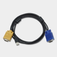 LEDC CV-5202U VGA+USB KVM 통합 케이블 2M