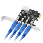 넥스트 NEXT-405NEC LP USB3.0 4포트 PCI-E 확장카드(슬림PC)