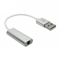 IN-U71ST4S 7.1채널 USB 2.0 사운드카드 4극 케이블형 실버