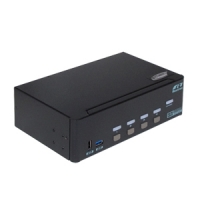 REXTRON 렉스트론 MKAG-E3124 4-Port Dual HDMI USB 3.0 4K UHD KVM Switch