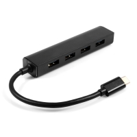넥스트 NEXT-616TC USB3.1 허브 4PORT 케이블 일체형 C to USB-A 허브 (슬림형)