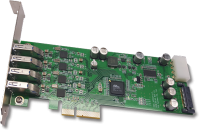 여의시스템 YOI-U3P4-EX4-LP 4포트 USB3.0 PCIe CARD / 4Port 속도 모두 5Gbps 지원