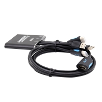 TESmart 티이스마트 HKS0201C10 2포트 HDMI KVM / HDMI v.1.4 / USB 허브 / 케이블 일체형