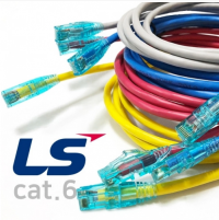 LS전선 LS UTP CAT6 기가비트 제작 랜 케이블 2M (EZ 관통형 플러그)