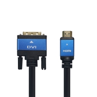 랜스타 LS-HD2DVT-1.5M  HDMI 2,0 to DVI 싱글(18+1) 블루메탈 케이블 , 1.5M