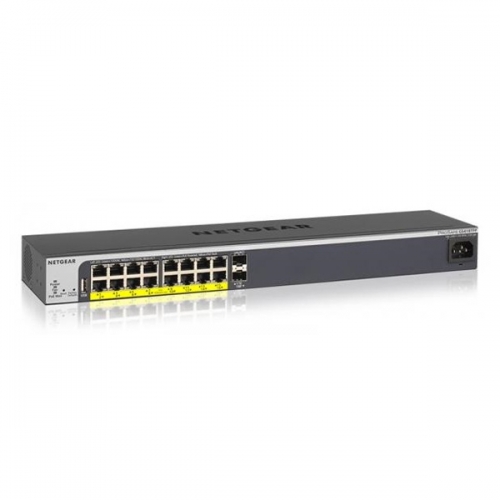 넷기어 GS418TPP 16포트 스위칭 1000Mbps+2SFP PoE+ 랙마운트가능