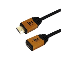 인네트워크 IN-HDMI2GMF01 HDMI 2.0 연장 고급형 골드메탈 케이블 1M