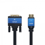 랜스타 LS-HD2DVT-3M HDMI 2,0 to DVI 싱글(18+1) 블루메탈 케이블 , 3M