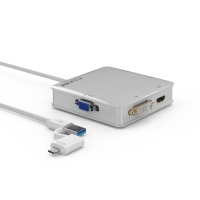 넥스트 NEXT-DL303U3D PLUS USB-C/A to DVI/HDMI 4K 듀얼 디스플레이 아답터