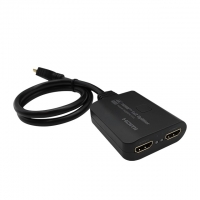 랜스타 LS-HD202CP HDMI2.0 모니터 분배기(케이블 일체형