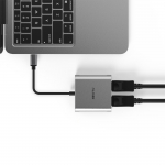 넥스트 NEXT-2254TCDP USB-C to 듀얼 디스플레이 변환 컨버터