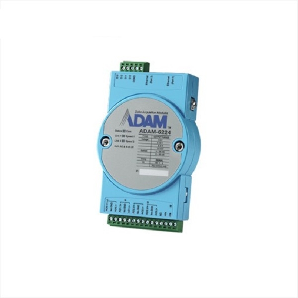 ADVANTECH 어드밴텍 ADAM-6224-B 4ch 아날로그 아웃풋 Modbus TCP 모듈 / 데이지체인 지원