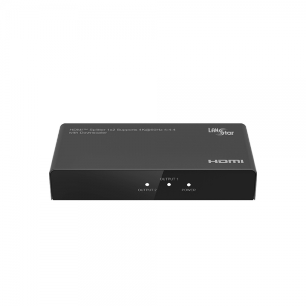 랜스타 LS-HD202DS HDMI 1:2 분배기, 4K 60Hz, 다운스케일 지원