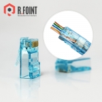 R.FOINT RF-C6RJ45-EZ [RF046] CAT.6 RJ-45 이지커넥터/LOCK BOOT