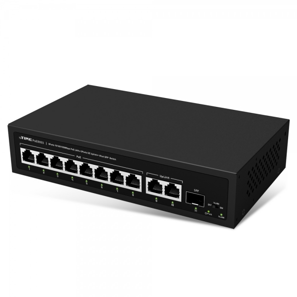 아이피타임 POE8003 8포트 10/100/1000Mbps POE LAN 스위칭허브