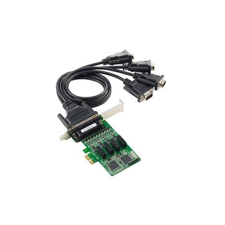 MOXA 목사 CP-134EL-A-I  4-port RS-422/485 low-profile PCI Express x1 serial board with surge protection and electrical isolation