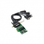 MOXA 목사 CP-134EL-A-I  4-port RS-422/485 low-profile PCI Express x1 serial board with surge protection and electrical isolation