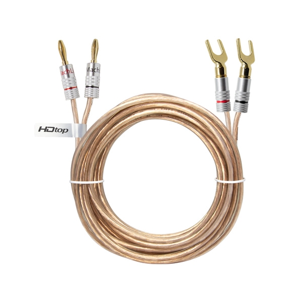 에이치디탑 HT-ZC8GM50 국산 바나나 TO 말굽 GGUK 80C 스피커케이블 50M
