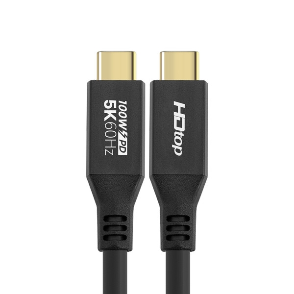 에이치디탑 HT-3C020 USB4 C타입 썬더볼트3 40Gbps 5K영상 케이블 0.5M