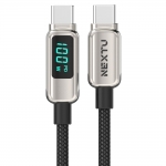 넥스트 NEXT-CCD7120-100W USB-C to C PD LCD 3디지털 초고속충전 데이터케이블 1.2m