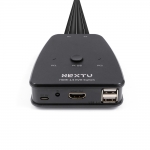 넥스트유 6902KSW 2:1 USB HDMI 케이블일체형 KVM 스위치 1.4m