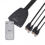 넥스트유 7912KSW 2:1 USB HDMI 2.0 케이블일체형 KVM 스위치 4K60Hz