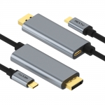 넥스트유 DPC8018PD-8K USB-C to 8K60Hz DP 컨버터 with PD3.0 충전