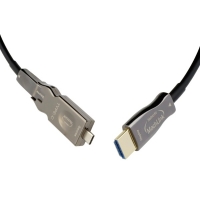 마하링크 ML-UC3H30 분리형 하이브리드 광 USB C to HDMI V2.1 8K AOC 케이블 30M